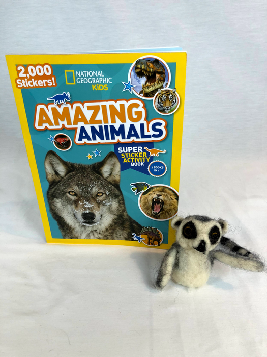 Bundle book and plush puppet toy