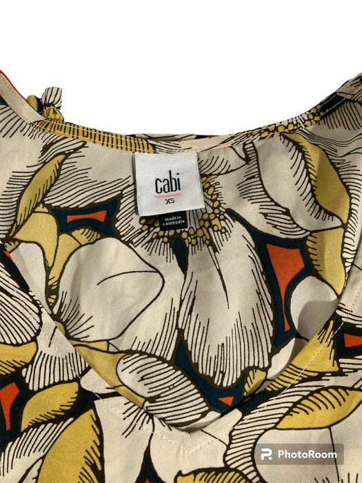 Cabi Floral Pattern Womens Shirt Size XS