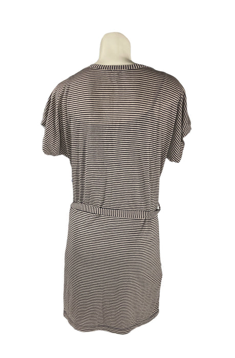 Black and Cream Striped Women’s Dress Size S