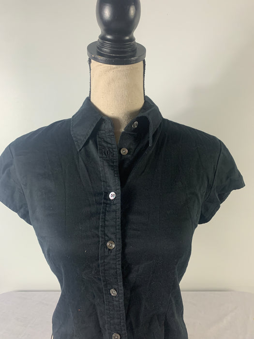 AX Button Down Crop Shirt Size XS/Small