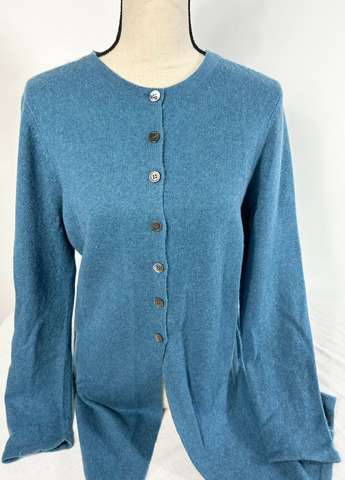 Womens Cashmere by Charter Club Sweater Cardigan Size Large
