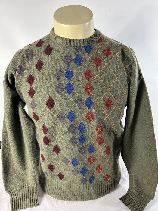 Vintage Burberrys Lambs Wool Sweater Size 40"