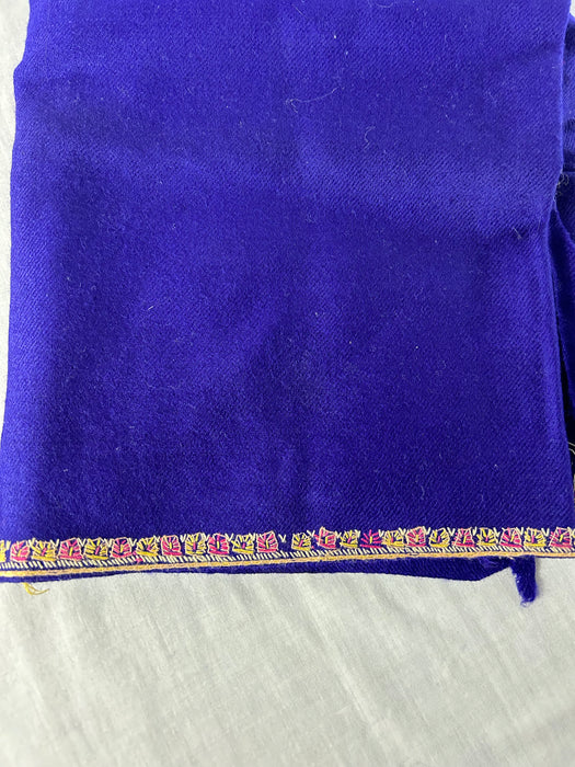 Wool Embroidered Scarf Size XL