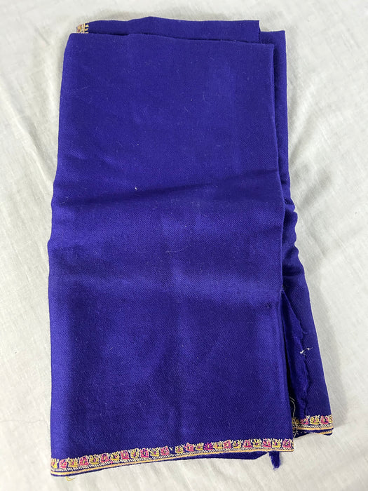 Wool Embroidered Scarf Size XL