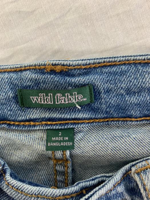 Wild Fable Highest Rise Straight Jeans Size 2 — Family Tree Resale 1