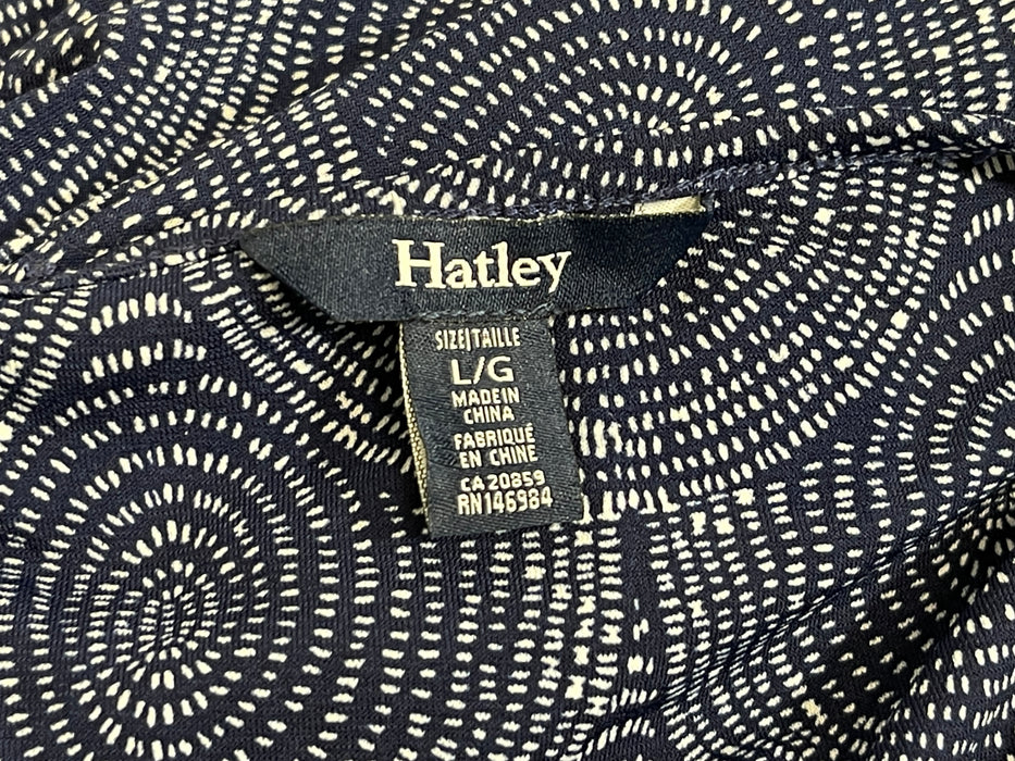 Hatley Faux-Silk Pantsuit w/Pink Tassles, Size L