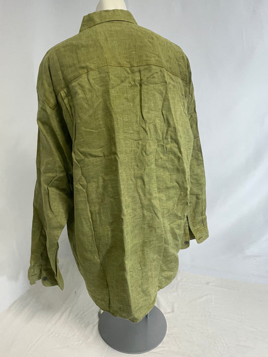 Claiborne Italian-Made Men's Long Sleeve Shirt, Size L