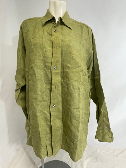 Claiborne Italian-Made Men's Long Sleeve Shirt, Size L
