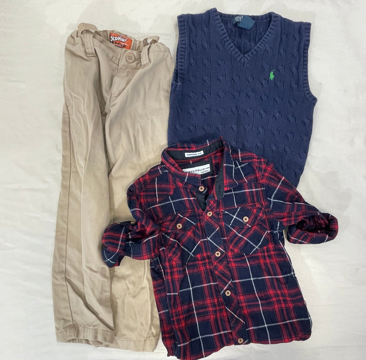 3pc. Polo / Old Navy / Red N Blue, Size 5T
