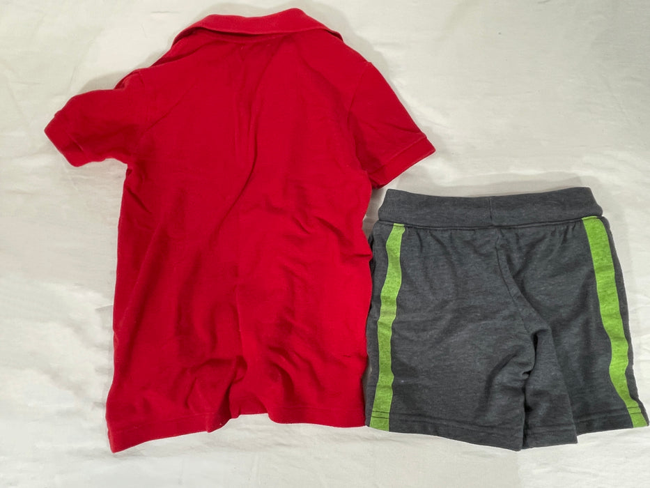 2pc. Cat & Jack / Chaps Boy's Polo Shirt & Shorts Bundle, Size 4T