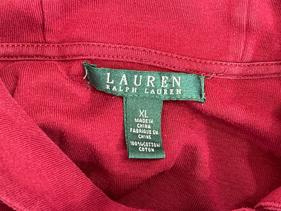 Ralph Lauren Split-Collar Blouse, Size XL