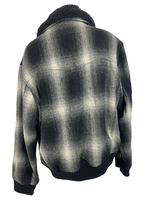 Frye Designer Men's Faux Fur Collar Winter Jacket, Size XXL-- NWT (Retails $500!!)