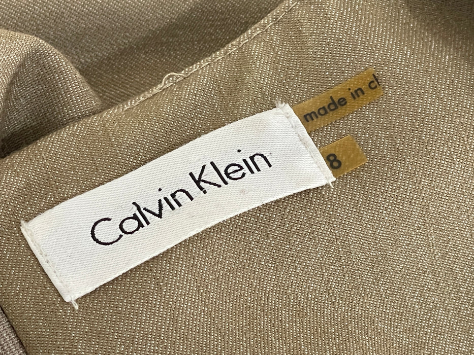 Calvin Klein Semi-Formal Sleeveless Knee-Length Dress, Size 8