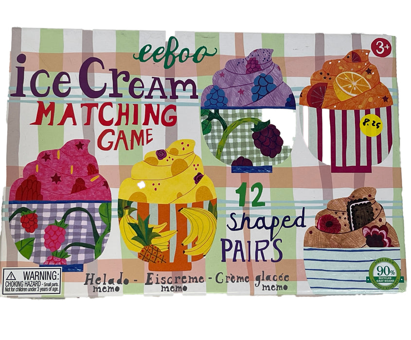 "Matching Ice Cream" Toddler Learning Puzzle