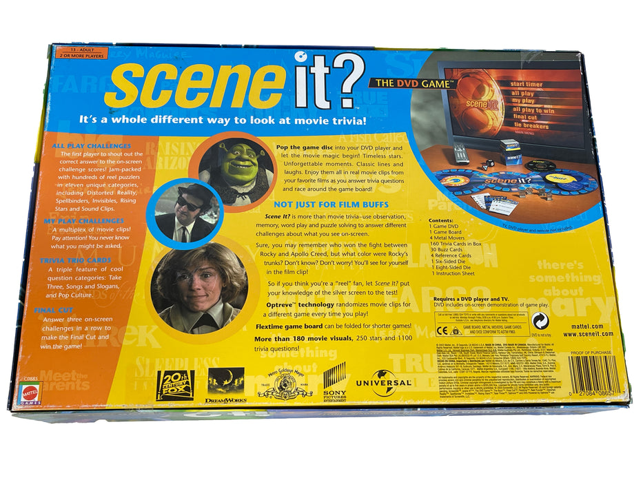 "Scene It" DVD Movie Trivia Game