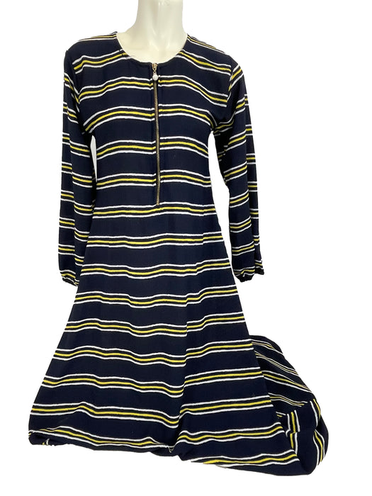 Exclusive Muaz's Full-Length Striped Dress, Size M