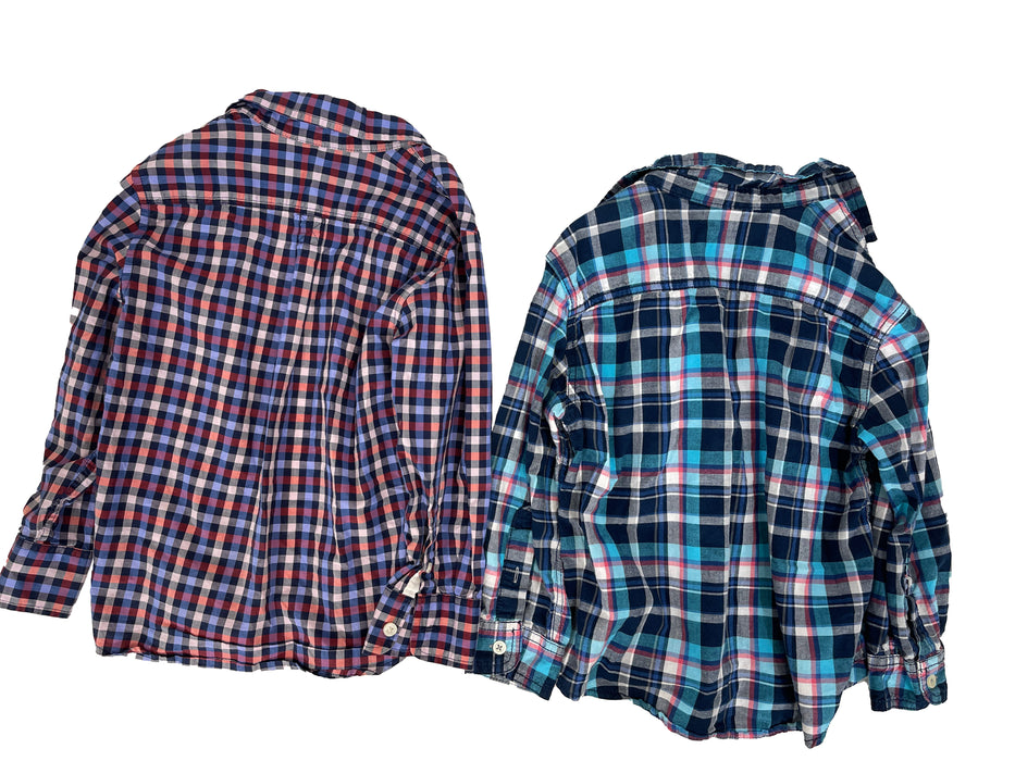2pc. Plaid Crewcuts / Cherokee Shirt Bundle, Size 4-5T
