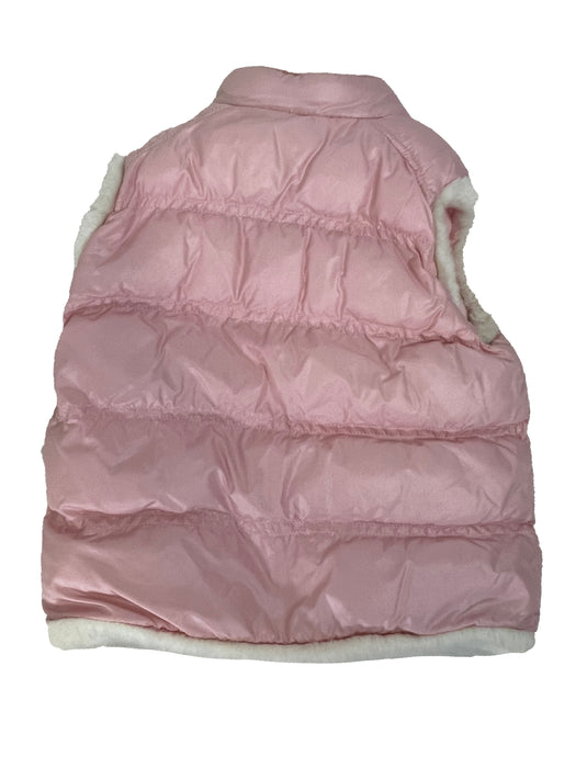 Old Navy Pink Faux Fur Puffer Jacket, Size 3T