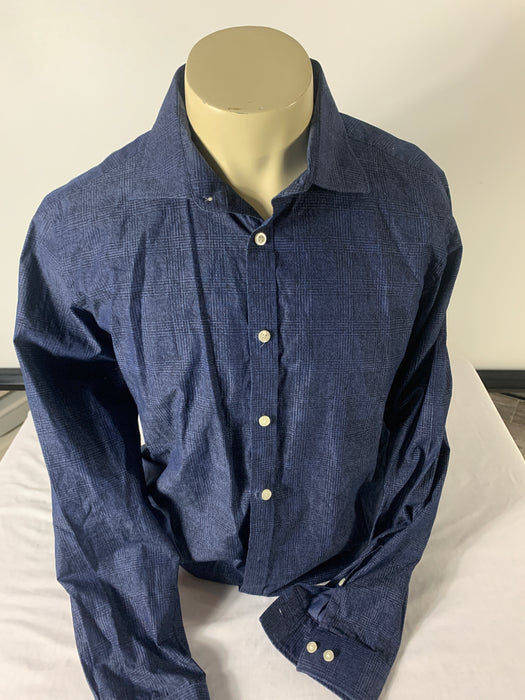 Michaels Kors Slim Fit Button Down Shirt Size 16.5/Large