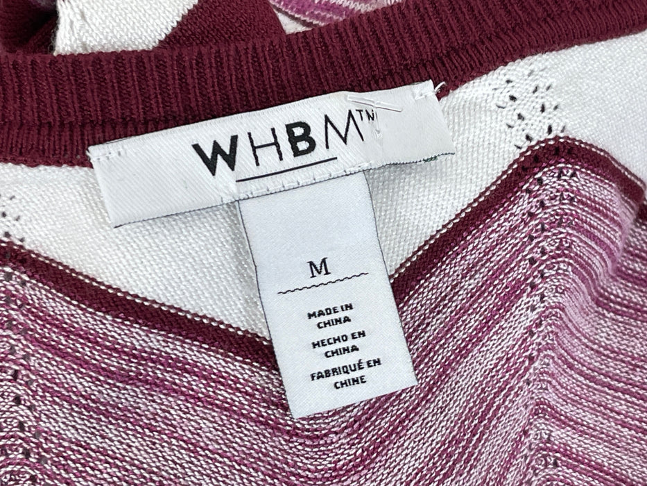 WHBM Women's Long-Sleeve V Neck Sweater, Size M