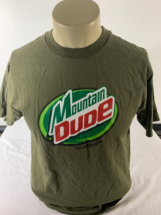 Alstyle Classic Mountain Dude Shirt Size Medium
