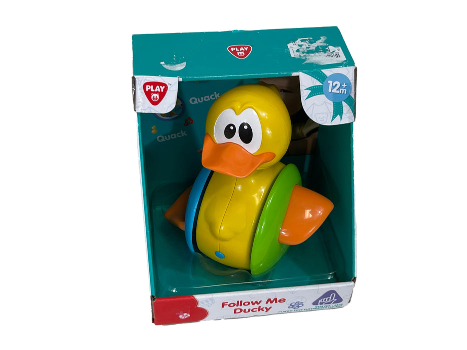 "Follow Me Ducky" Musical Wobbling Duck Toy, Ages 12+months