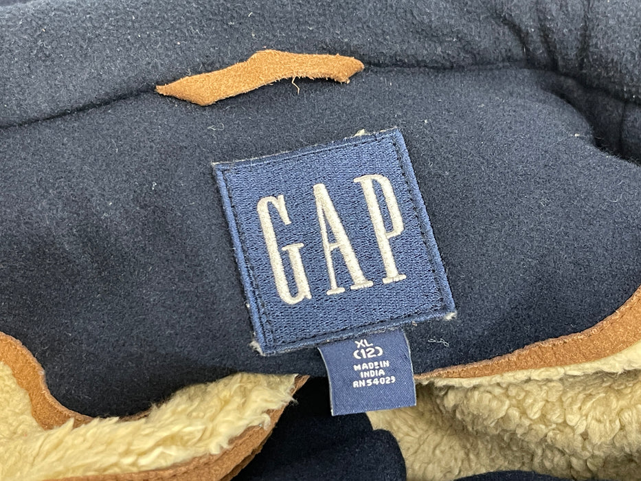 Gap Brand Girl's Faux Fur Lined Jacket, Size XL (12)