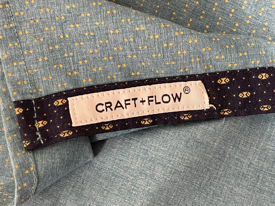 Craft Flow Brand Men's Short Sleeve Shirt, Size L