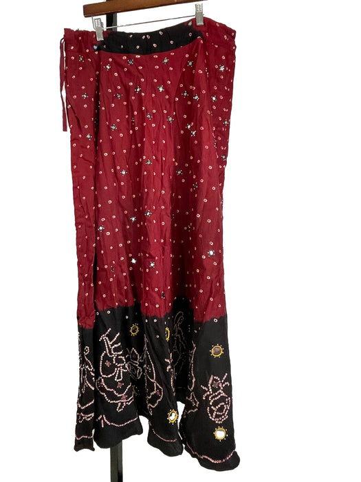 3pc Women's Indian Kameez w/Dress, Long Sleeve Full-Length, Size L