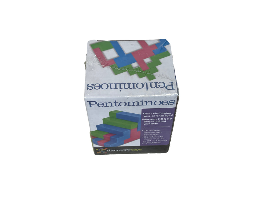 Discovery Toys Brand Pentominoes "Mind Challenging" 2D/3D Puzzle Game