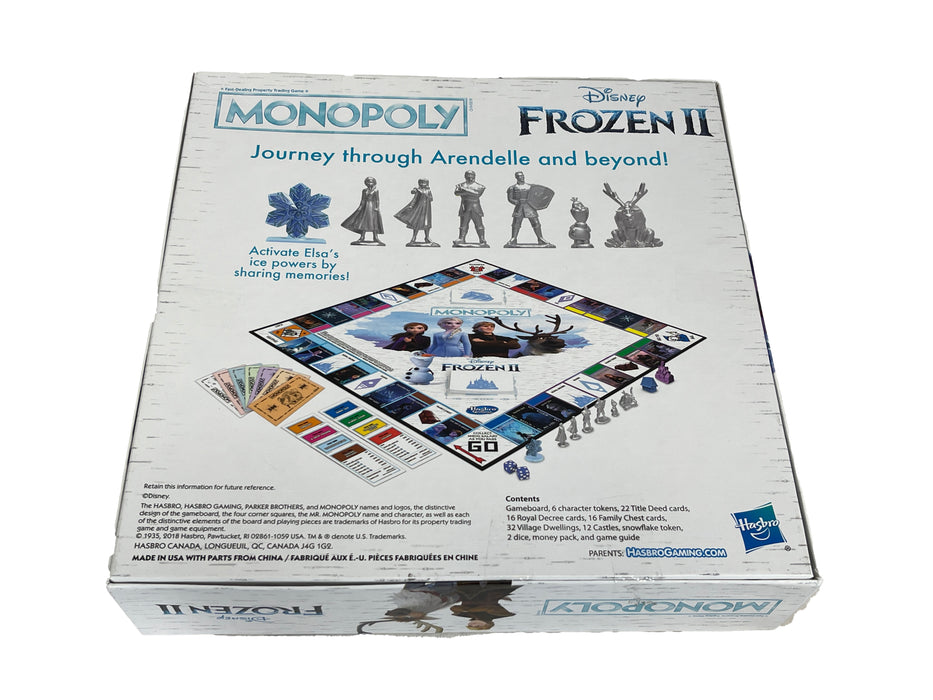 Disney Frozen 2 Themed Monopoly Board Game, Ages 8+