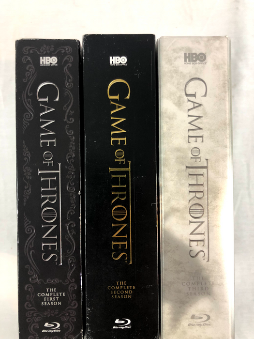 3 Piece Game of Thrones DVD Collection Bundle