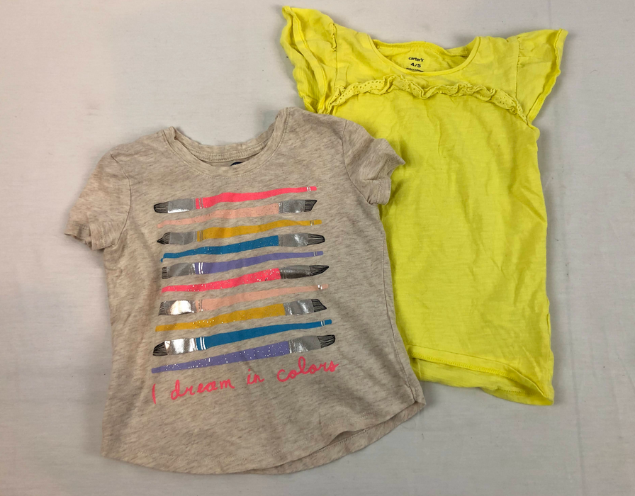 2 Piece Carters and Old Navy Shirt Bundle Size 4/5