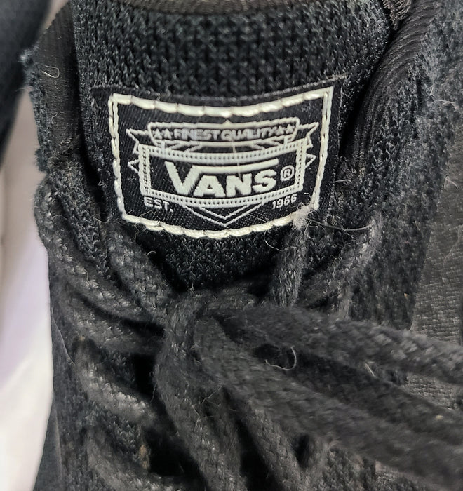 Black Vans mens sneakers Size 11