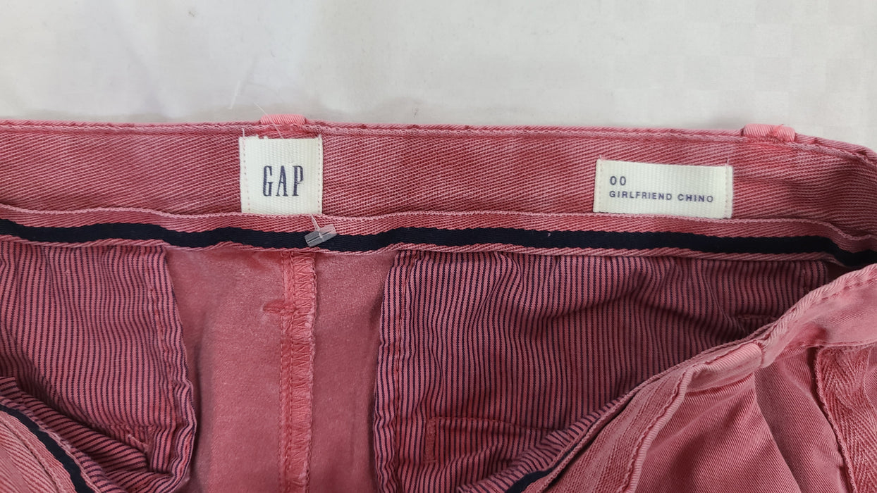 Gap Girlfriend Chino pink pants 00