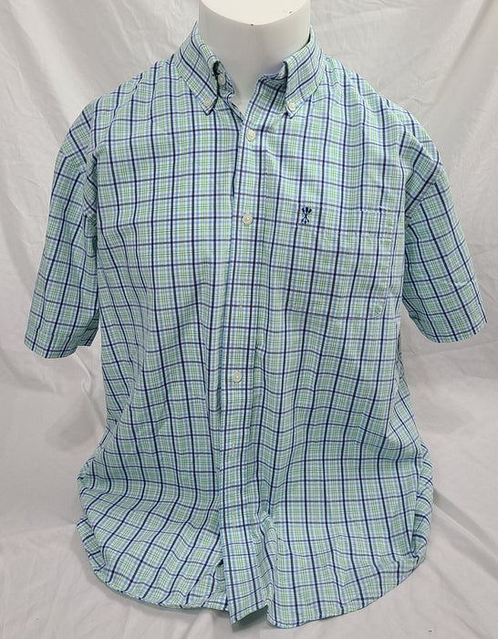 Arrow blue/green collared button down Size L
