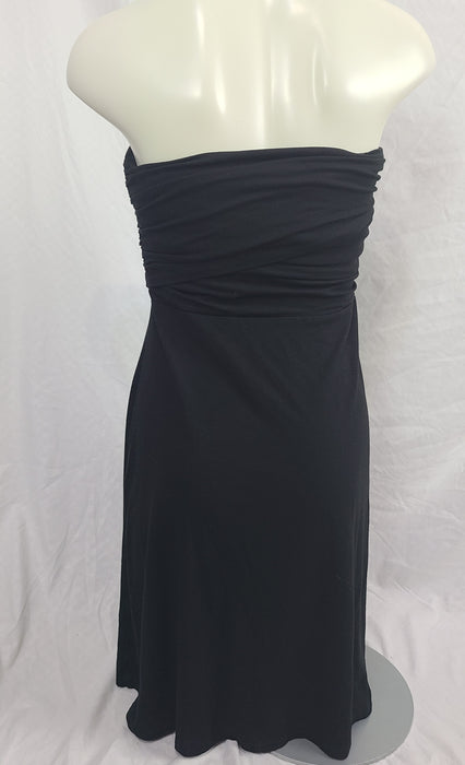 Ann Taylor black strapless dress, size Medium Petite