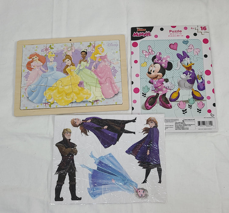 Girls Disney puzzle bundle (3)