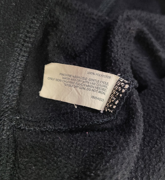 Old Navy black fleece zip up jacket, size L