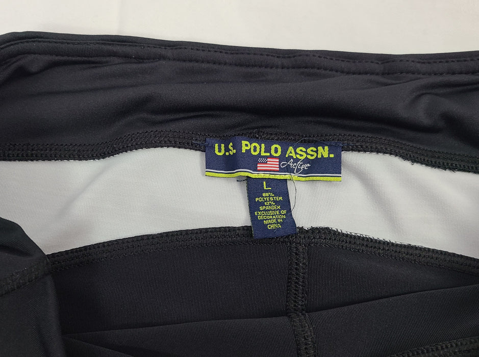 US Polo Assn. Active athletic capri leggings, size L