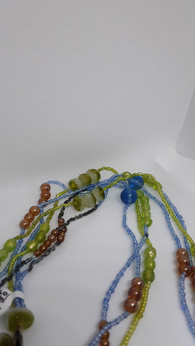 Handmade Beaded Necklace and Earring Set