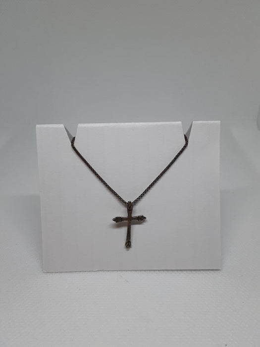 925 Italy sterling necklace with cross pendant