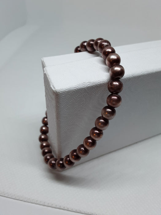 Bronze tone stretch bracelet bundle
