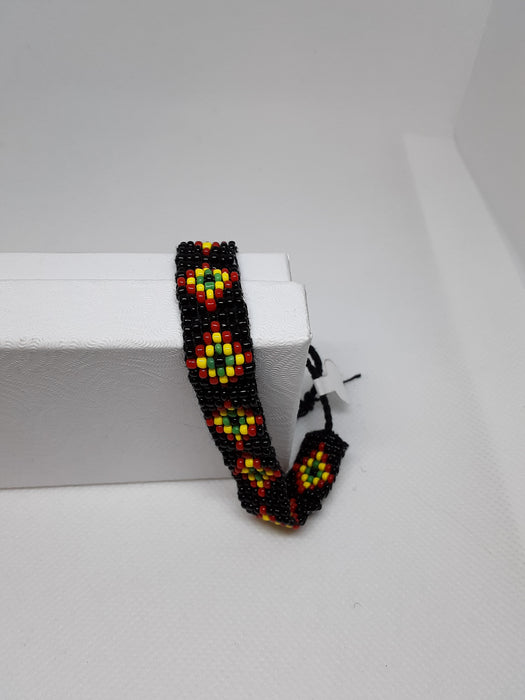 Beaded and braided bracelet bundle