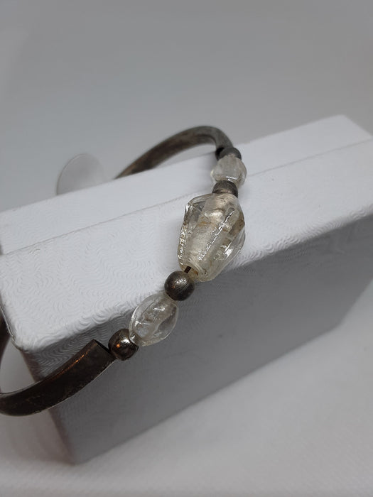 Silvertone bracelet bundle