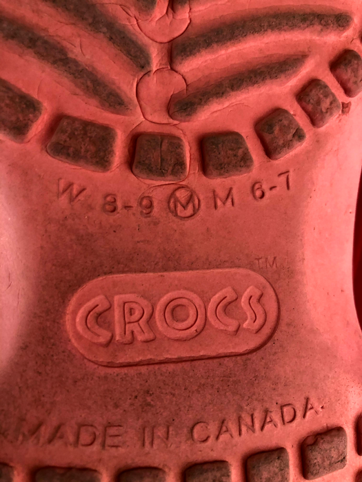 Girls Crocs Pink Sandals Size 8-9