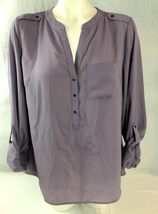 Womens The Limited Lavender Shirt Size L