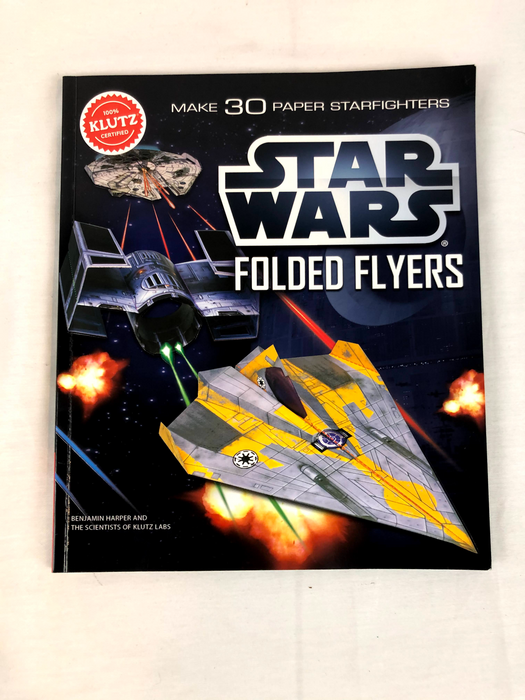 Like New Star Wars Paper Folded Flyers Craft Book