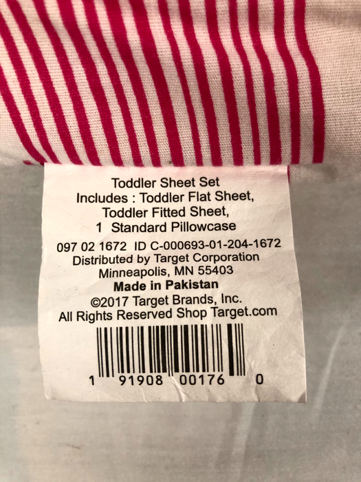 Target Brand Toddler Sheet Set Complete