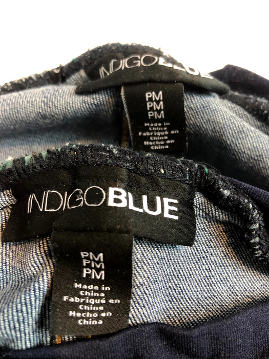 Womens Indigo Blue Maternity Jeans Bundle (2) Size PM